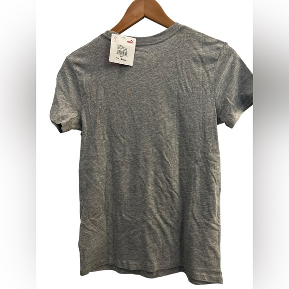 Puma Size XS Women's Puma Logo Oversized T-Shirt Gray Athleisure Streetwear - Picture 2 of 4